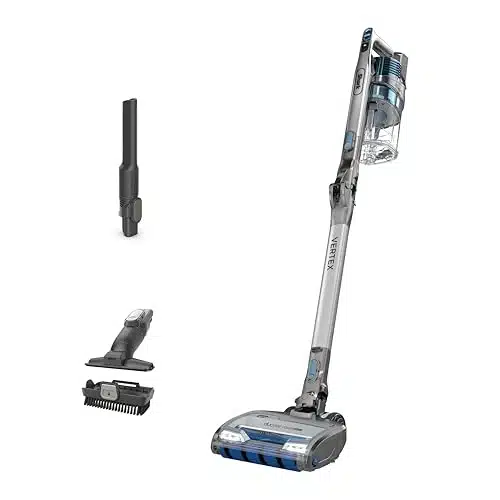 Shark IZH Vertex Ultra Lightweight Cordless Stick Vacuum with DuoClean PowerFins, Crevice, Pet Multi Tool, Anti Allergen, Brush, Removable Handheld, Flex, min Runtime, Blue, M