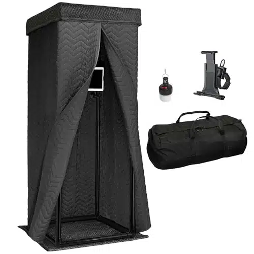 Snap Studio Ultimate Vocal Booth   Degree Reverb Isolation Shield for Crisp, Echo Free, Studio Quality Vocals   #Recommended by Rolling Stone Magazine