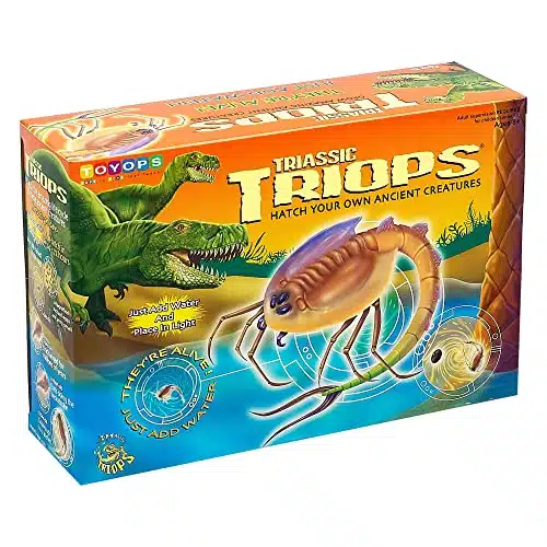 Triassic Triops   Triops Kit, Contains Eggs, Aquarium, Food, Instructions and Helpful Hints to Hatch and Grow Your Own Prehistoric Creatures, Fun Educational Toy for Kids