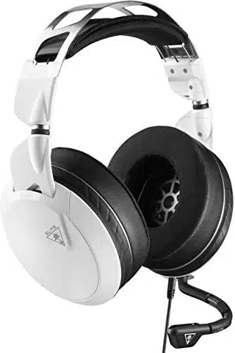 Turtle Beach Elite Pro Performance Gaming Headset for PC & Mobile with mm, Xbox Series X S, Xbox One, PS, PS, PlayStation, Nintendo Switch  mm Speakers, Metal Headband   White