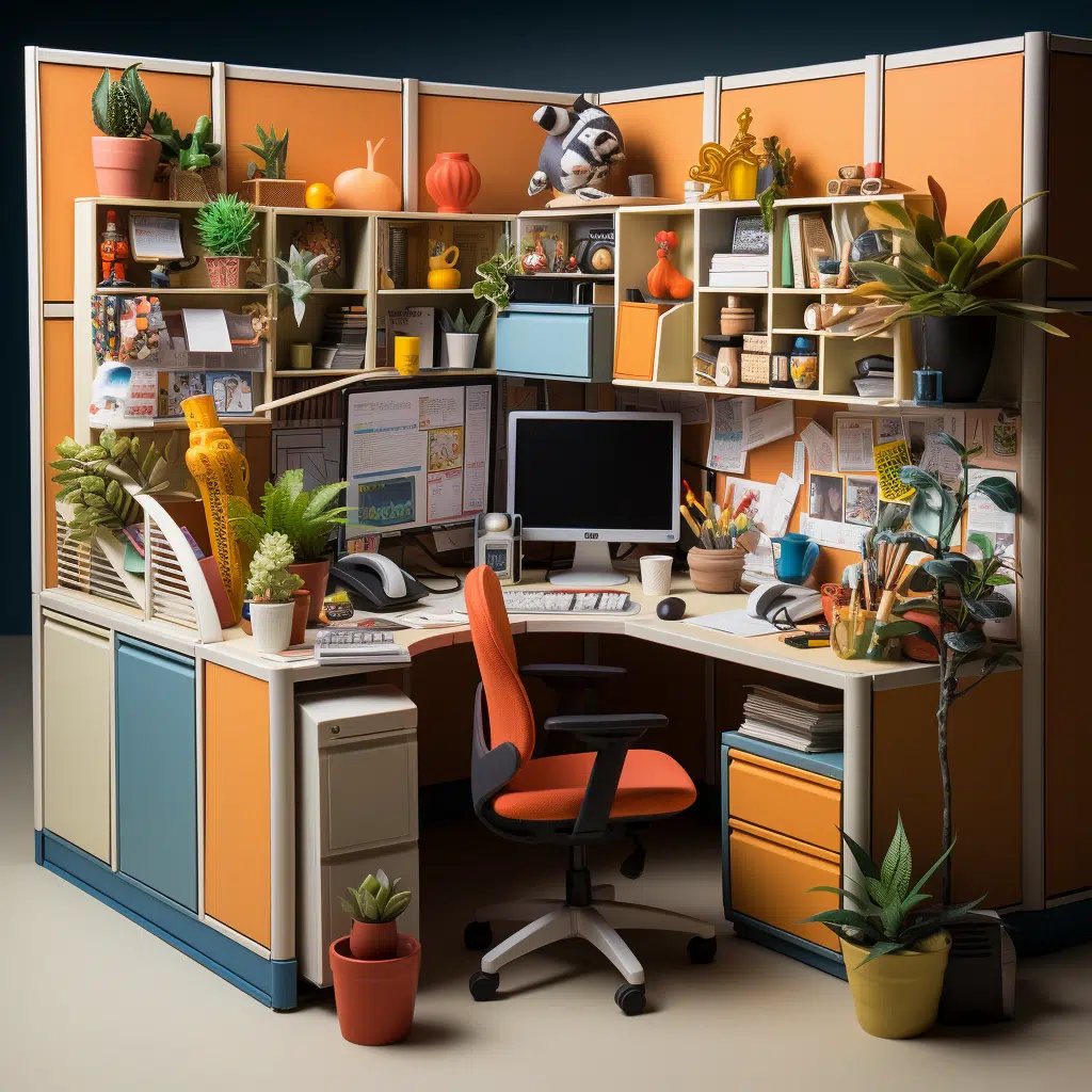 office cubicle