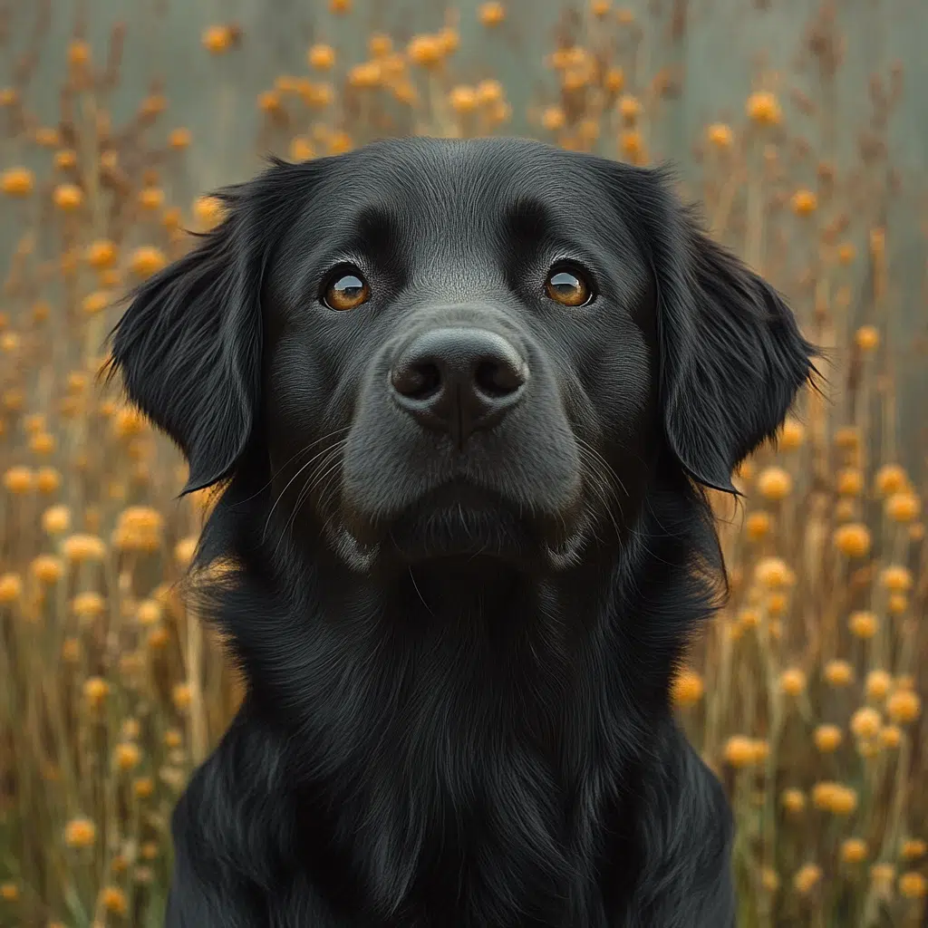 black golden retriever