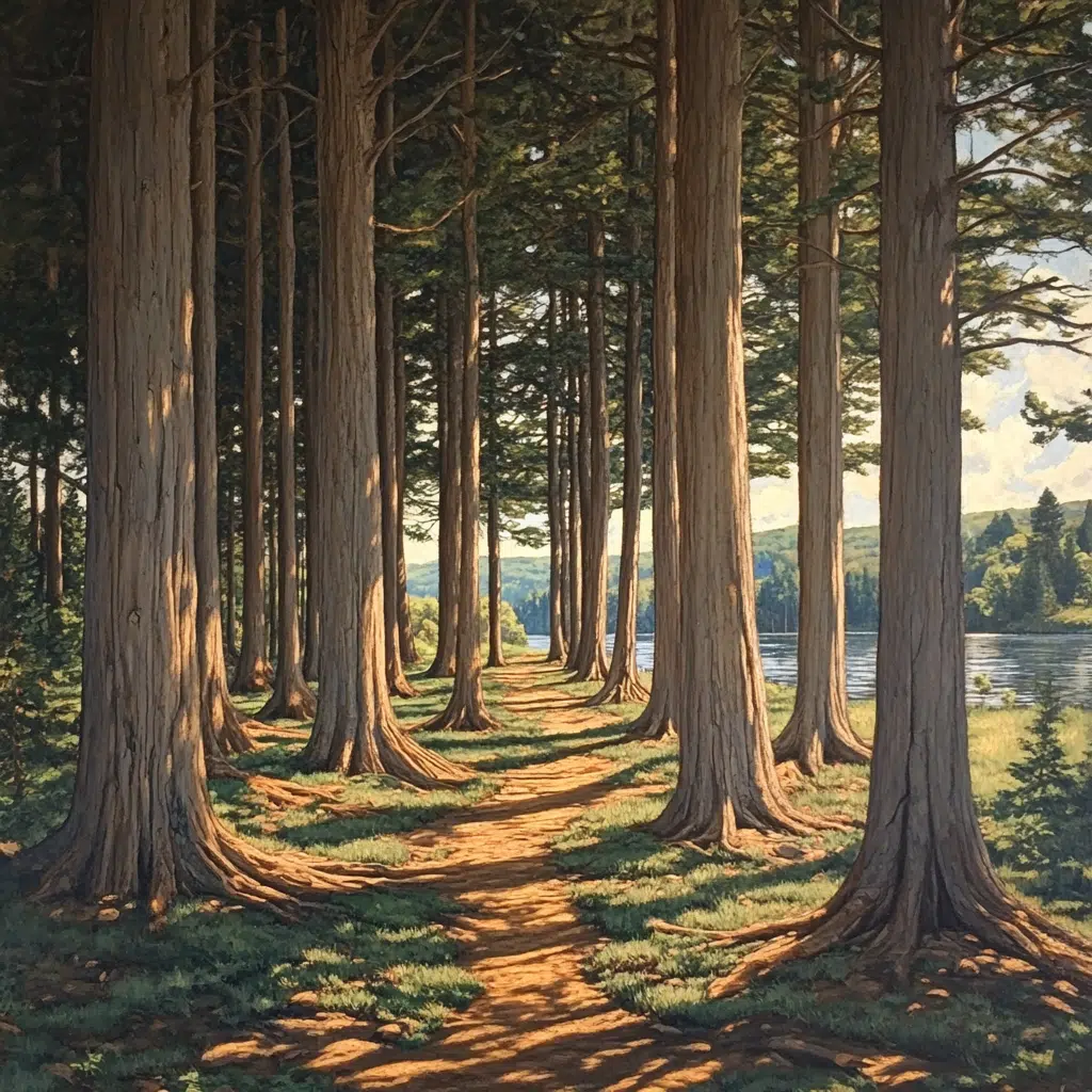 cedar trees