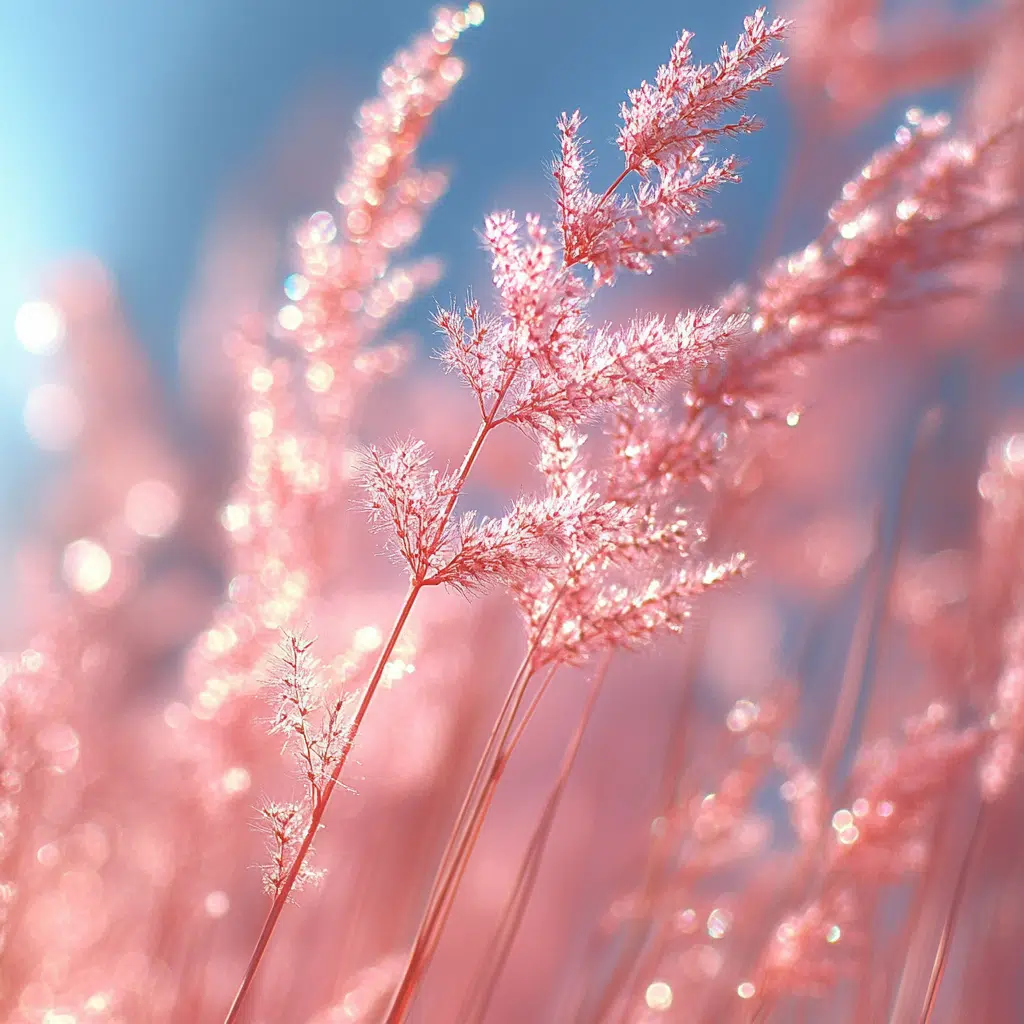 pink muhly grass