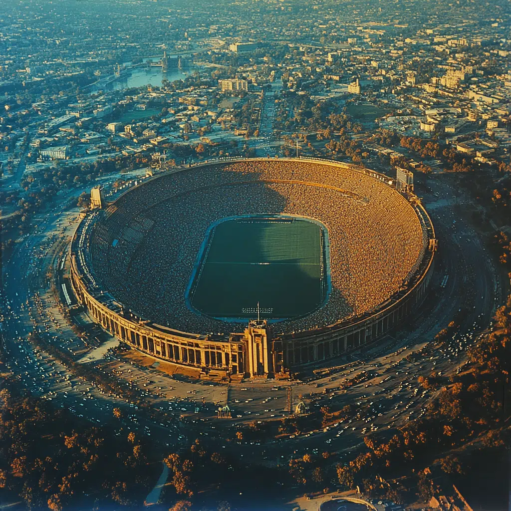 united airlines field at the memorial coliseum