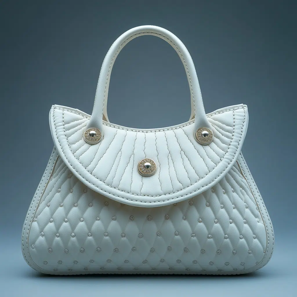 white purse