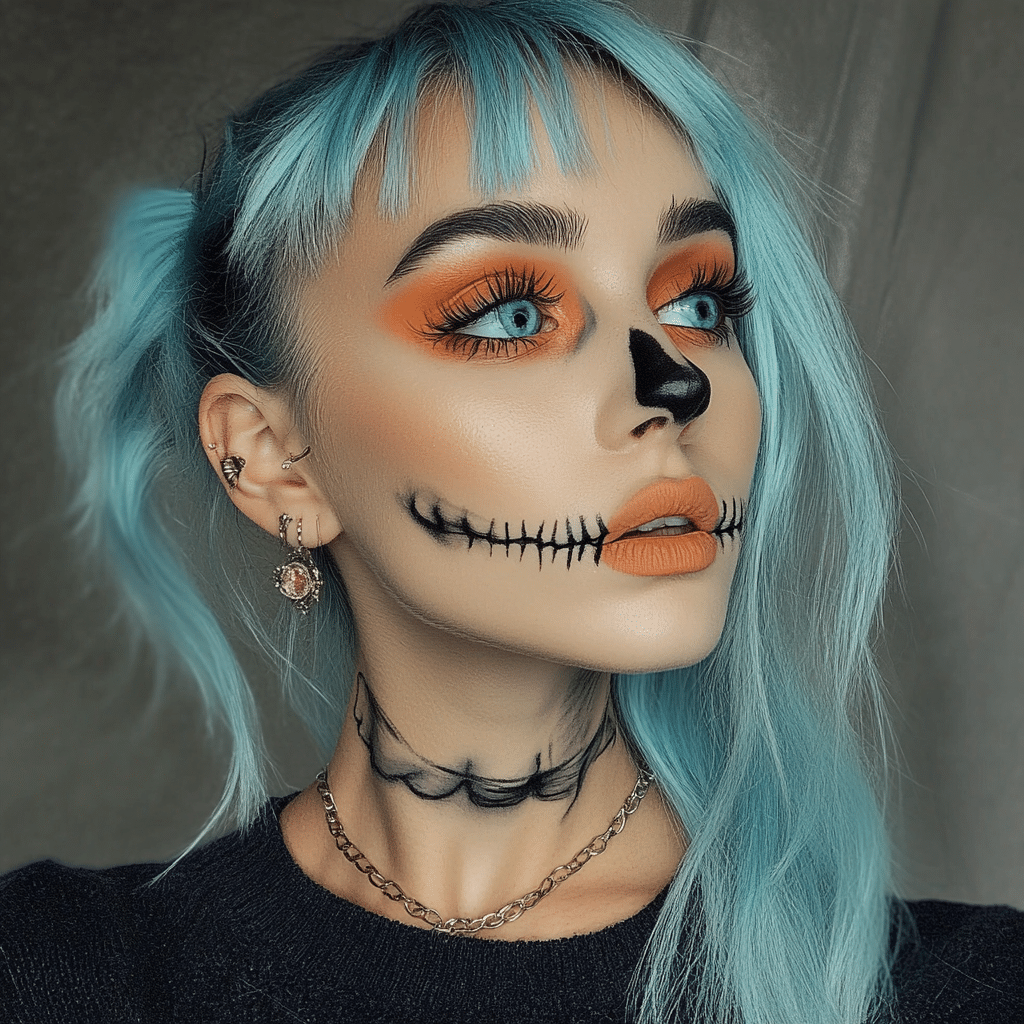 skeleton makeup